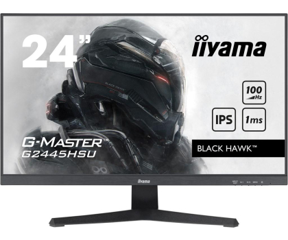 Monitor LED 24" (23,5"-26,4") IIYAMA 24" Black Hawk G-Master G2445HSU-B1 IPS/FHD/100Hz/1ms